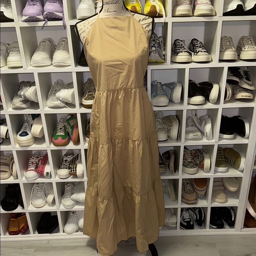 Women’s New Gap Tan Halter Dress size 16